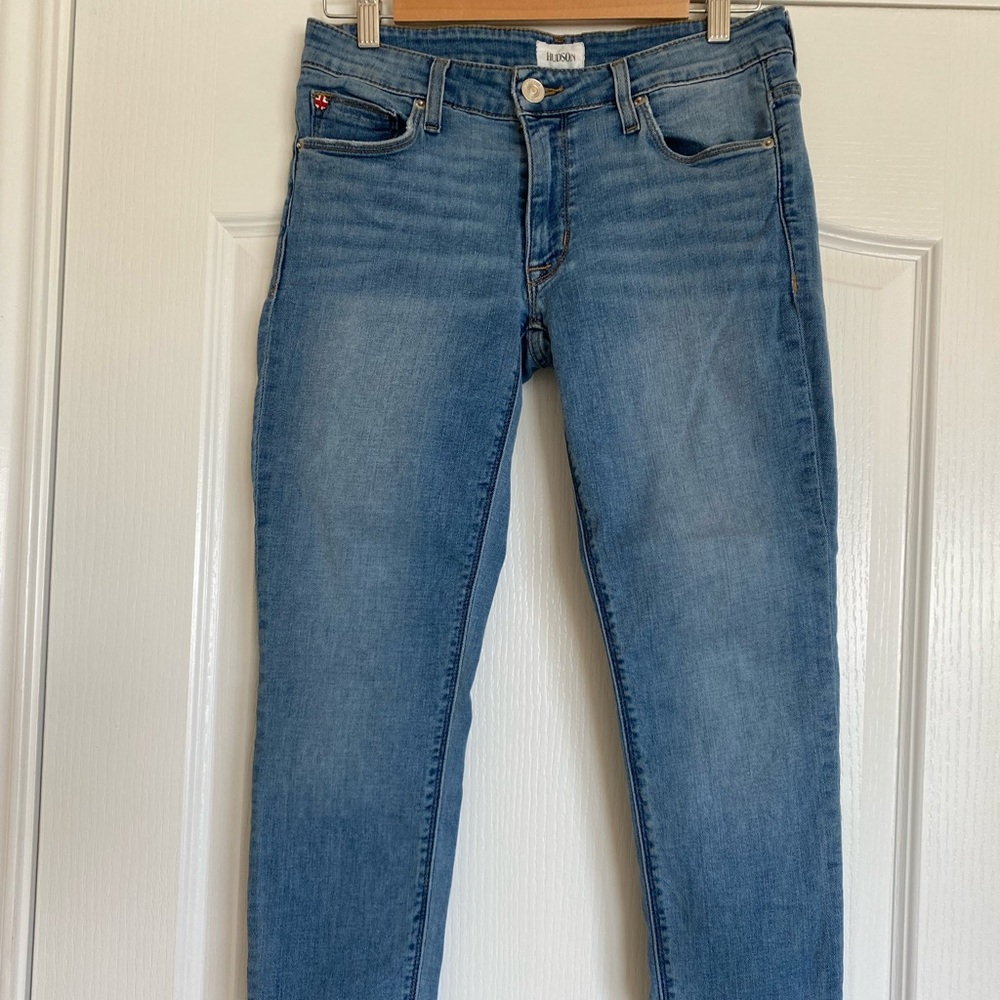 Hudson Krista Low Rise Skinny ankle jeans